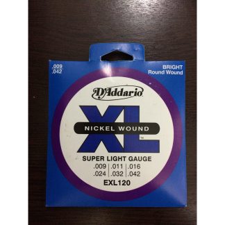 Daddario EXL120 Elektro Gitar Tel Set Super Light