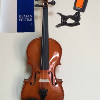 Silverio Keman 4/4- Ö.Can Keman Kitap,Kutu,TunerReçine,Yastık+Tel