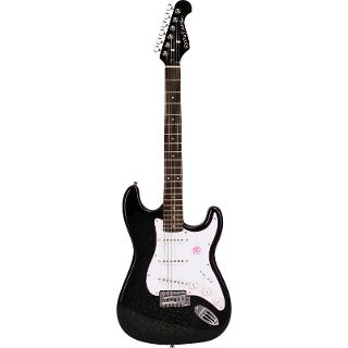 Valencia GRE1KC Gypsy Rose Siyah Elektro Gitar Seti