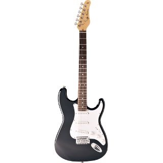 Jay Turser JT300-MBK Metallic Black Elektro Gitar - KILIF HEDİYEL