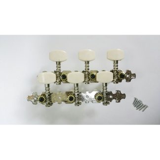 VALENCIA KLASİK GİTAR KULAĞI KLASİK 3+3 2.AD.SET CHROME NAYLON POŞET: VCMH0100CR
