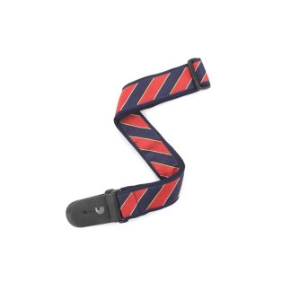 PLANETWAVES - GİTAR ASKISI TIE STRIPES MAVİ-KIRMIZI