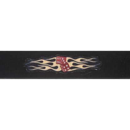 PLANETWAVES GİTAR ASKISI 64MM DOKUMA FLAMİNG DİCE: 64P05