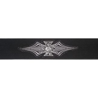 PLANETWAVES GİTAR ASKISI 64MM DOKUMA IRON CROSS: 64P02