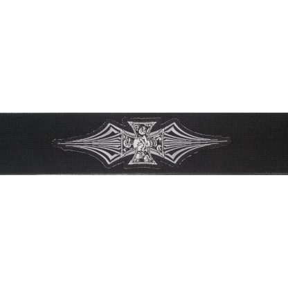PLANETWAVES GİTAR ASKISI 64MM DOKUMA IRON CROSS: 64P02