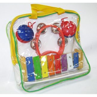CREMONIA MİNİ PERKUSYON SET 4LÜ KASTANYET-VİBRAFON-TEF: B716001