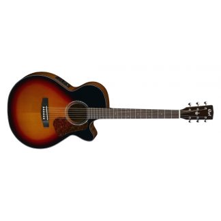 CORT ELEKTRO AKUSTİK GİTAR, SEDİR KAPAK, 3TS (3 TONE SUNBURST), FİSHMAN AERO WİTH SONİCORE P/U LİGHT