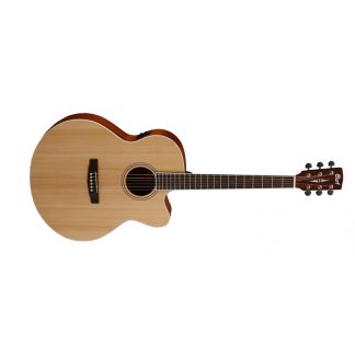 CORT E.AKUSTİK GİTAR JUMBO CUTAWAY, NATURAL SATİN, FISHMAN EQ