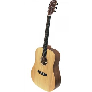 CORT ELEKTRO AKUSTİK CUTAWAY GİTAR ÇANTALI, MASİF LADİN ÜST KAPAK, OPEN PORE MAT, FISHMAN