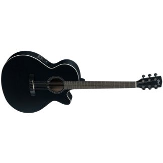 CORT ELEKTRO AKUSTİK CUTAWAY GİTAR, SİYAH, FİSHMAN ISYS PLUS - SONİCORE PİCKUP