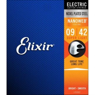 Elixir 12002 Nanoweb Super Light Elektro Gitar Teli (9-42)