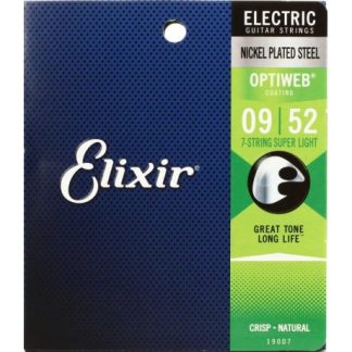 Elixir 19007 Optiweb Super Light 7 Telli Elektro Gitar Teli (9-52)
