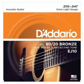 D'Addario EJ10 80/20 Bronze Akustik Gitar Teli (10-47)