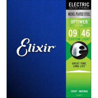 Elixir 19027 Optiweb Custom Light Elektro Gitar Teli (9-46)